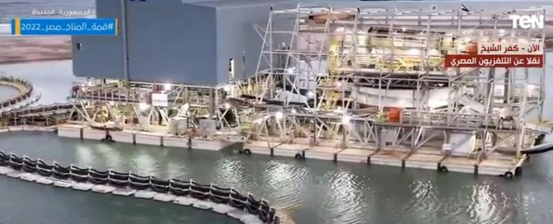 لقطات حية للعمل بمشروع مجمع مصانع الرمال السوداء بالبرلس  «فيديو»