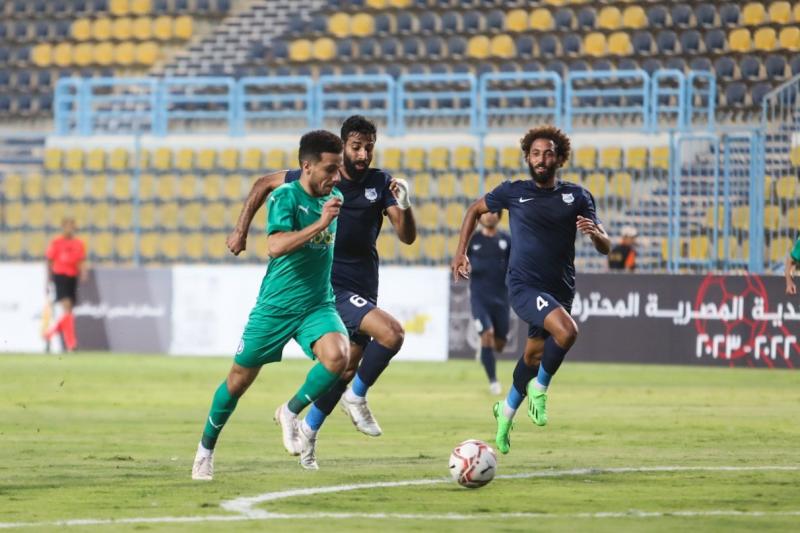 بيراميدز يتقدم بهدف في الشوط الأول