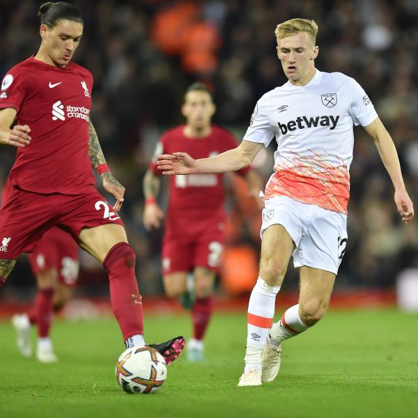 ليفربول يفوز على وست هام يونايتد بهدف نظيف في الدوري الإنجليزي