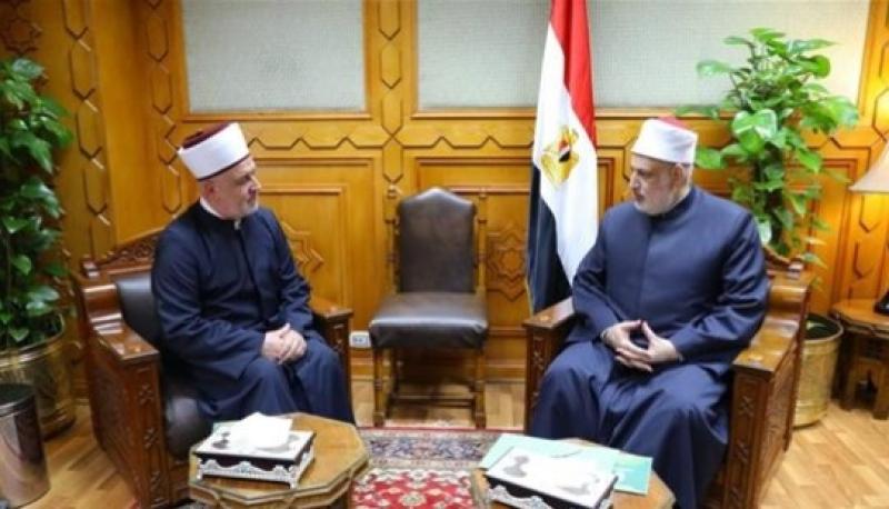 وكيل الأزهر يبحث مع مفتي البوسنة والهرسك التعاون المشترك