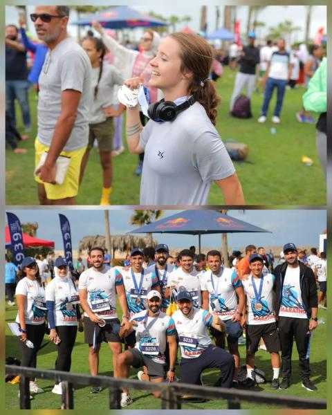 1500 مشارك من 24 جنسية بماراثون رياضي على كورنيش الإسكندرية