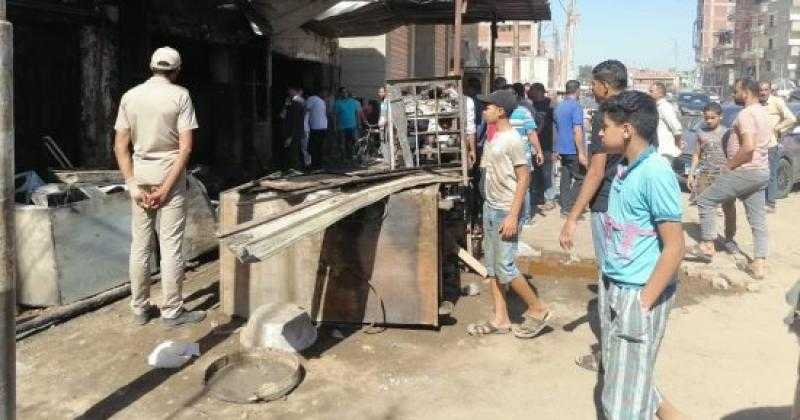 إصابة مواطن بالاختناق في حريق نشب داخل مخبز بالفيوم