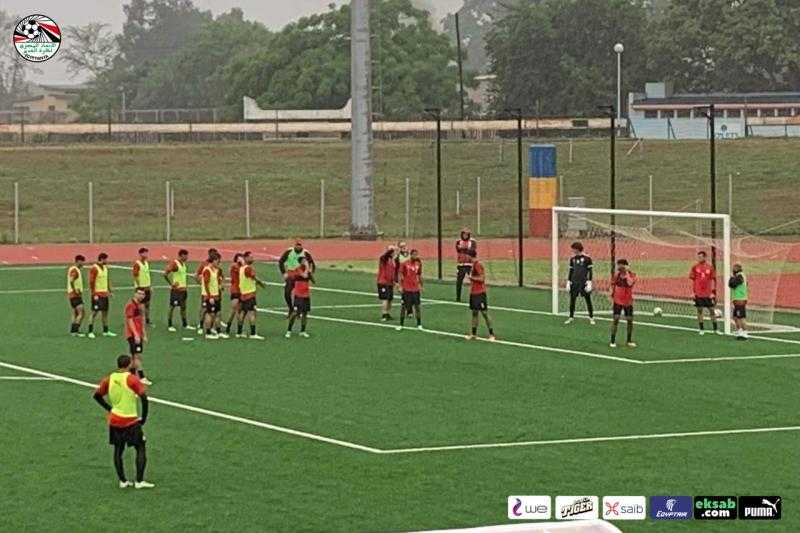 الأمطار تفاجئ المنتخب الأولمبي في تدريبه الختامي قبل مواجهة إسواتينى