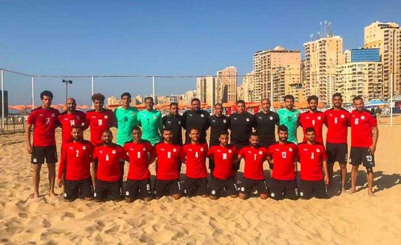 منتخب الشاطئية يواجه أوغندا اليوم في الجولة الثالثة ببطولة كأس الأمم الإفريقية