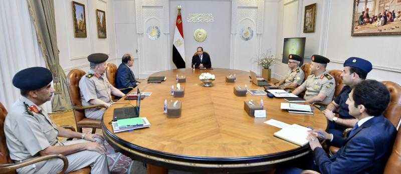 السيسي يتابع الموقف التنفيذي لعدد من المشروعات القومية للإنتاج الزارعي