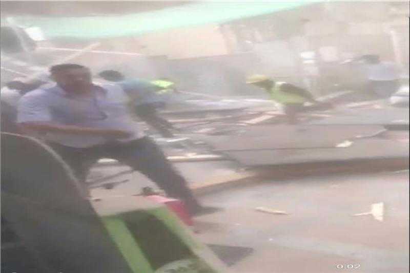 التحقيق في سقوط سقالات كوبري تحت الإنشاء بفيصل وإصابة 6 أشخاص