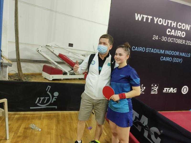 ذهبية هندية وأخرى كازاخستانية في اليوم الثاني ببطولة مصر الدولية لتنس الطاولة