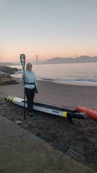 ”نورهان رفعت” أول مصرية تشارك في بطولة العالم للتجديف وقوفا على الألواح