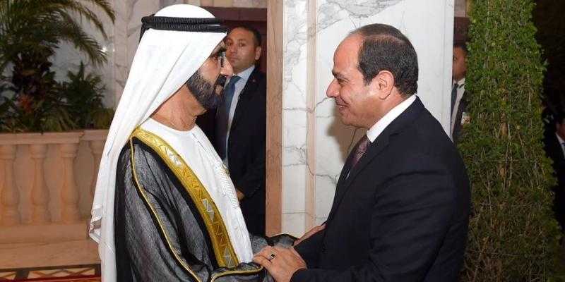 السيسي: نقدر جهود بن راشد الداعمة لمصر