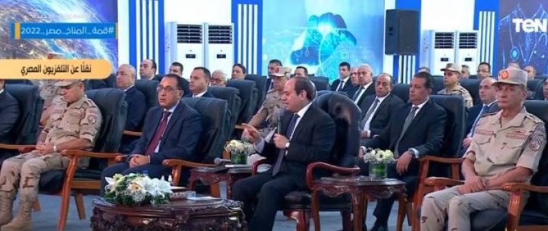 السيسي: لأول مرة يكون لمصر قمر صناعي خاص بها «فيديو»