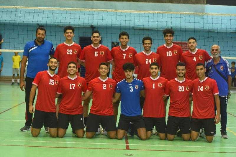 شباب طائرة الأهلي يواجه وادي دجلة بنهائي بطولة القاهرة