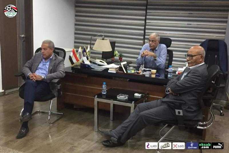 جمال محمد علي يعرض خطة تطوير رخص التدريب على مجلس إدارة الاتحاد