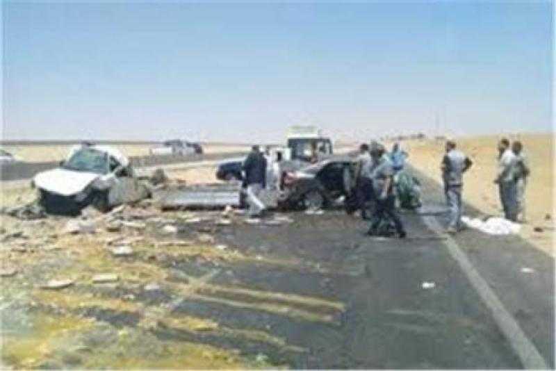 إصابة 3 أشخاص في حادث تصادم بالفيوم