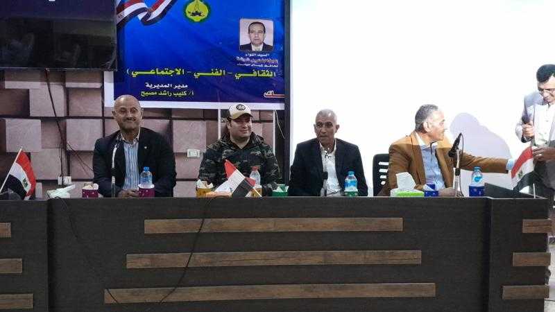 لجنة الشباب والرياضة بشمال سيناء تزور مدينة الشيخ زويد وتشارك في مسيرة لدعم التنمية