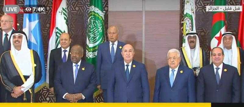 السيسي يحضر الجلسة الافتتاحية بالقمة العربية الـ 31 في الجزائر.. فيديو