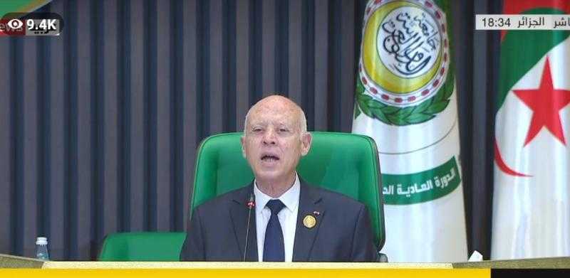 رئيس تونس: نتقاسم الروح النضالية من أجل الحرية والكرامة