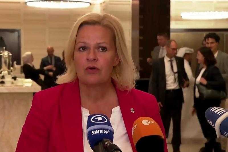 وزيرة الداخلية الألمانية: حزمة القوانين التي سنتها قطر في السنوات الأخيرة جيدة للغاية