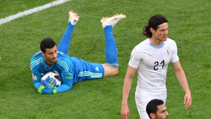 محمد الشناوي: مشاركتي أمام أوروجواي أسعد لحظات حياتي