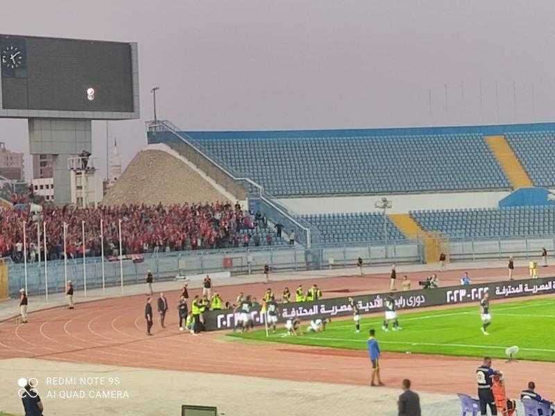 الشوط الأول.. الأهلي يتقدم بهدفين أمام الداخلية في الدوري المصري