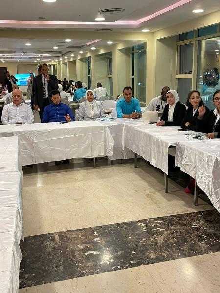 وزير الرياضة يتفقد ورش عمل مؤتمر الشباب للمناخ COY17