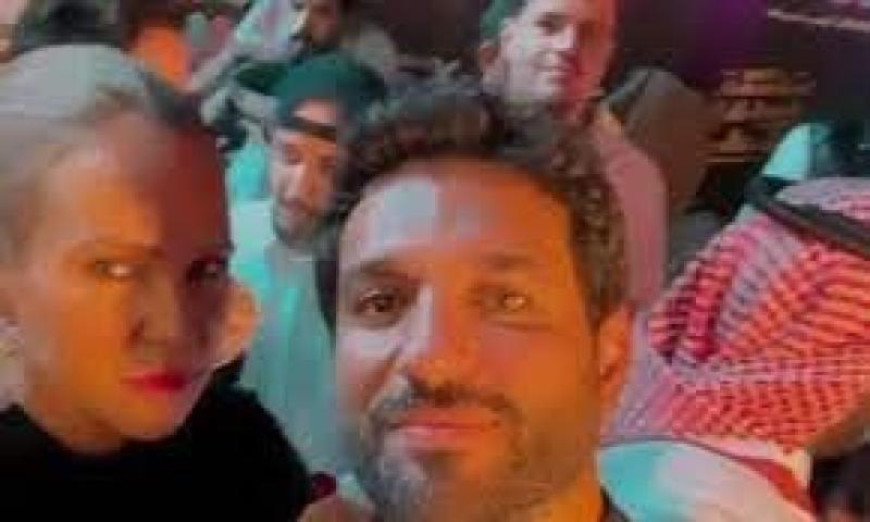 حسن الرداد وشيرين رضا يرقصان على أنغام عمرو دياب بالبوليفار