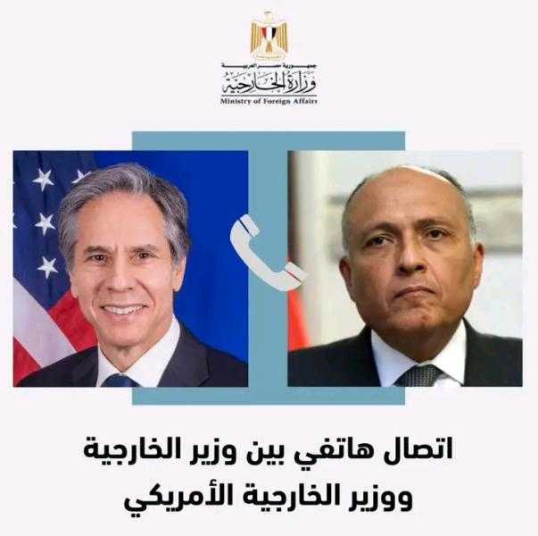 وزير الخارجية يتلقى اتصالًا هاتفيًا من نظيره الأمريكي