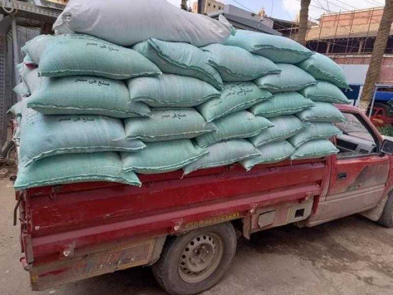 ضبط  7 أطنان دقيق مدعم في السوق السوداء بسوهاج