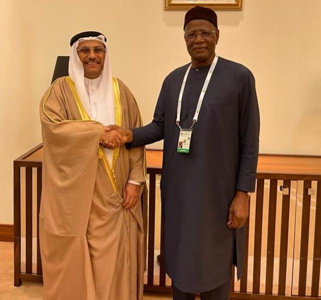 رئيس البرلمان العربي يلتقي مع المبعوث الأممي لليبيا