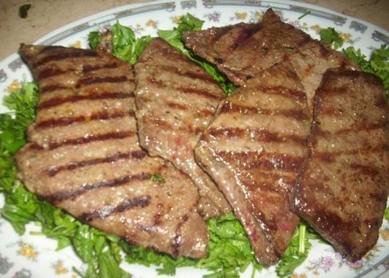 كبدة مشوية