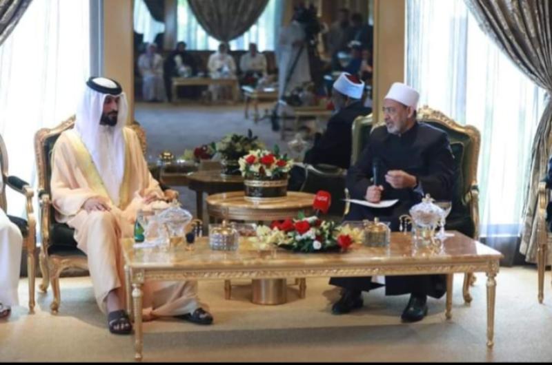 شيخ الأزهر خلال الحوار