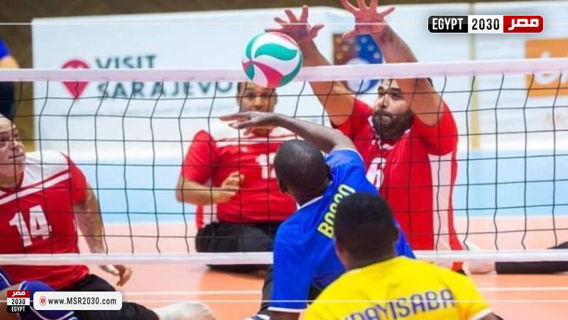 منتخب مصر جلوس للكرة الطائرة 
