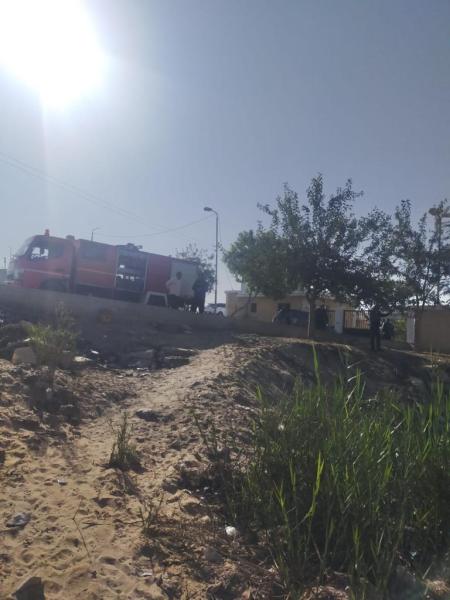 صورة من الحريق