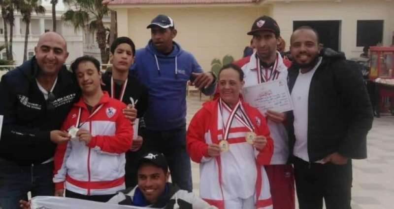 سباحو الزمالك لذوي الهمم 