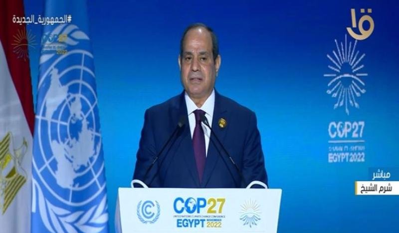 السيسي محذرا من الأزمات العالمية: العالم أصبح مسرحا لعرض مستمر للمعاناة الإنسانية