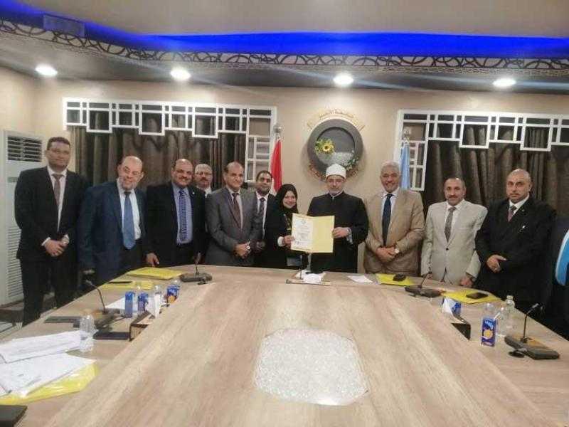 رئيس جامعة الأزهر يشيد بحصول مركز الحاسب الآلي على شهادة الأيزو