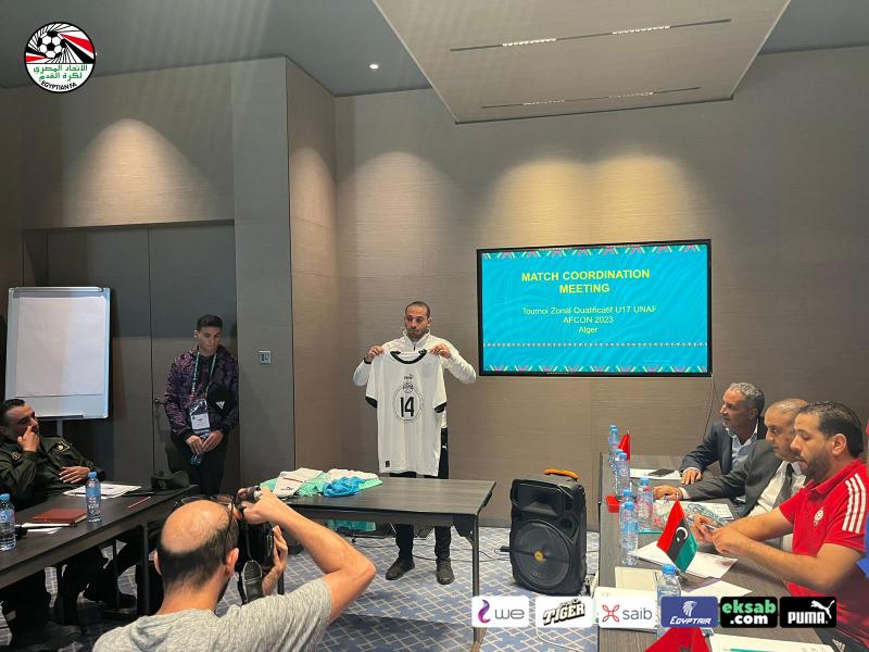  منتخب الناشئين يرتدي الزي الأبيض الكامل أمام ليبيا