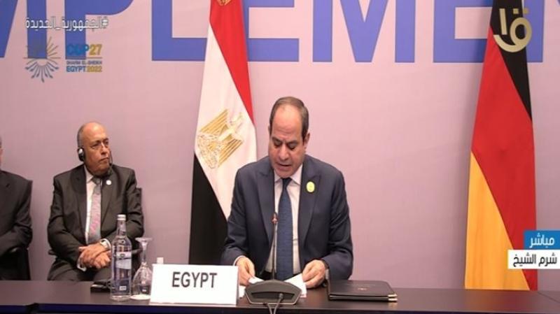 السيسي يكشف الهدف من مبادرة المنتدى العالمي للهيدروجين المتجدد