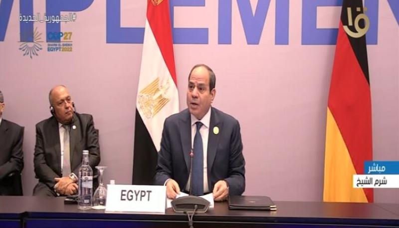 السيسي: أزمة الطاقة التي يشهدها العالم فرضت علينا هذا التحدي