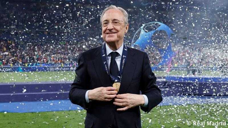 أول تعليق من «بيريز» بعد حصوله على جائزة أفضل رئيس نادي في العالم