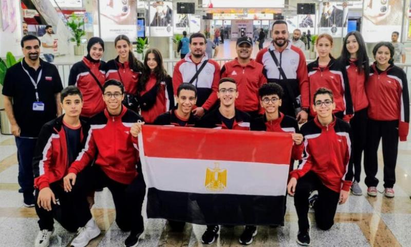 بعثة منتخب مصر لناشئي الريشة الطائرة