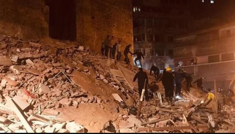 دون إصابات .. انهيار عقار مكون من 5 طوابق في عزبة الصعايدة بإمبابة