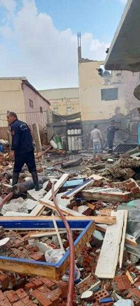 إصابة شخصين بحريق هائل بمصنع أنابيب أكسجين في المنطقة الصناعية بالبحيرة  «صور»