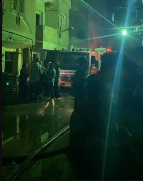 الحماية المدنية تسيطر على حريق عقار سكني بإمبابة دون إصابات