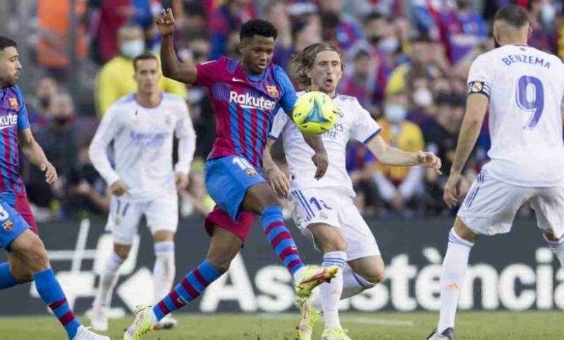 موعد مباراة ريال مدريد وبرشلونة في كأس ملك إسبانيا والقنوات الناقلة