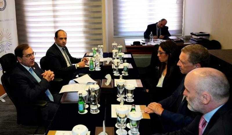 وزير البترول يلتقي وفد شركة IBM على هامش قمة المناخ
