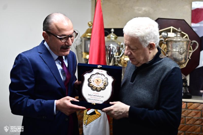 مرتضى منصور والسفير التركي