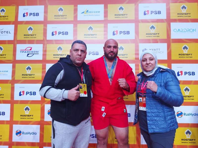 خالد فزاع لاعب المنتخب الوطني للسامبو