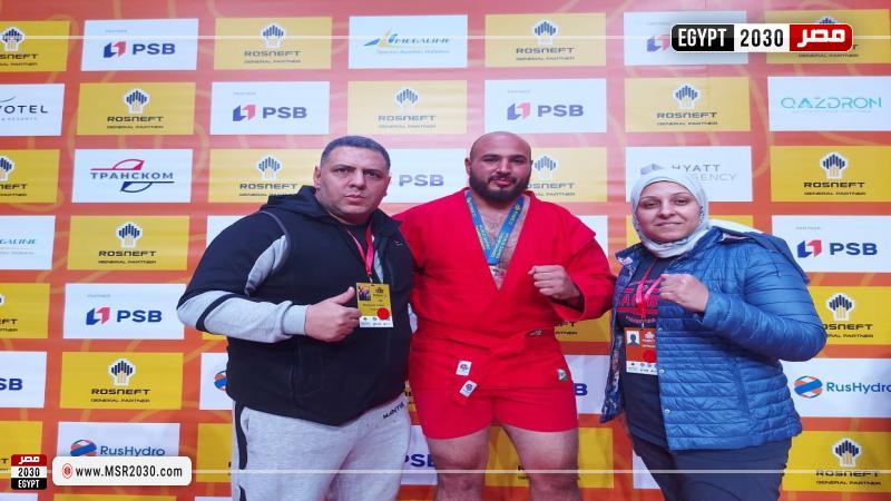 خالد فزاع لاعب المنتخب الوطني للسامبو