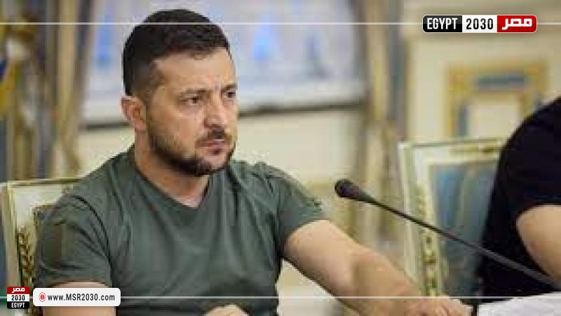  الرئيس الأوكراني فولوديمير زيلينسكي