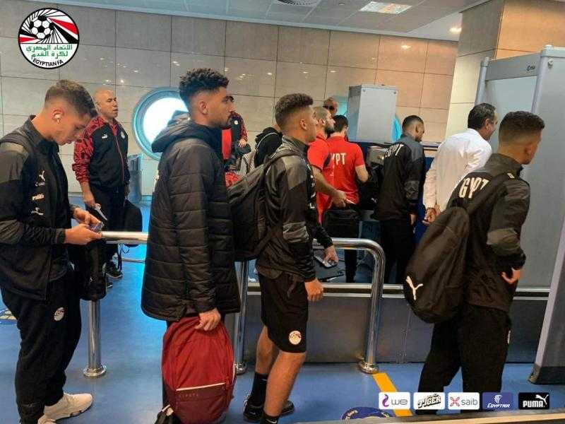بعثة المنتخب الأولمبي تطير إلى المغرب لمواجهة الأسود وديًا